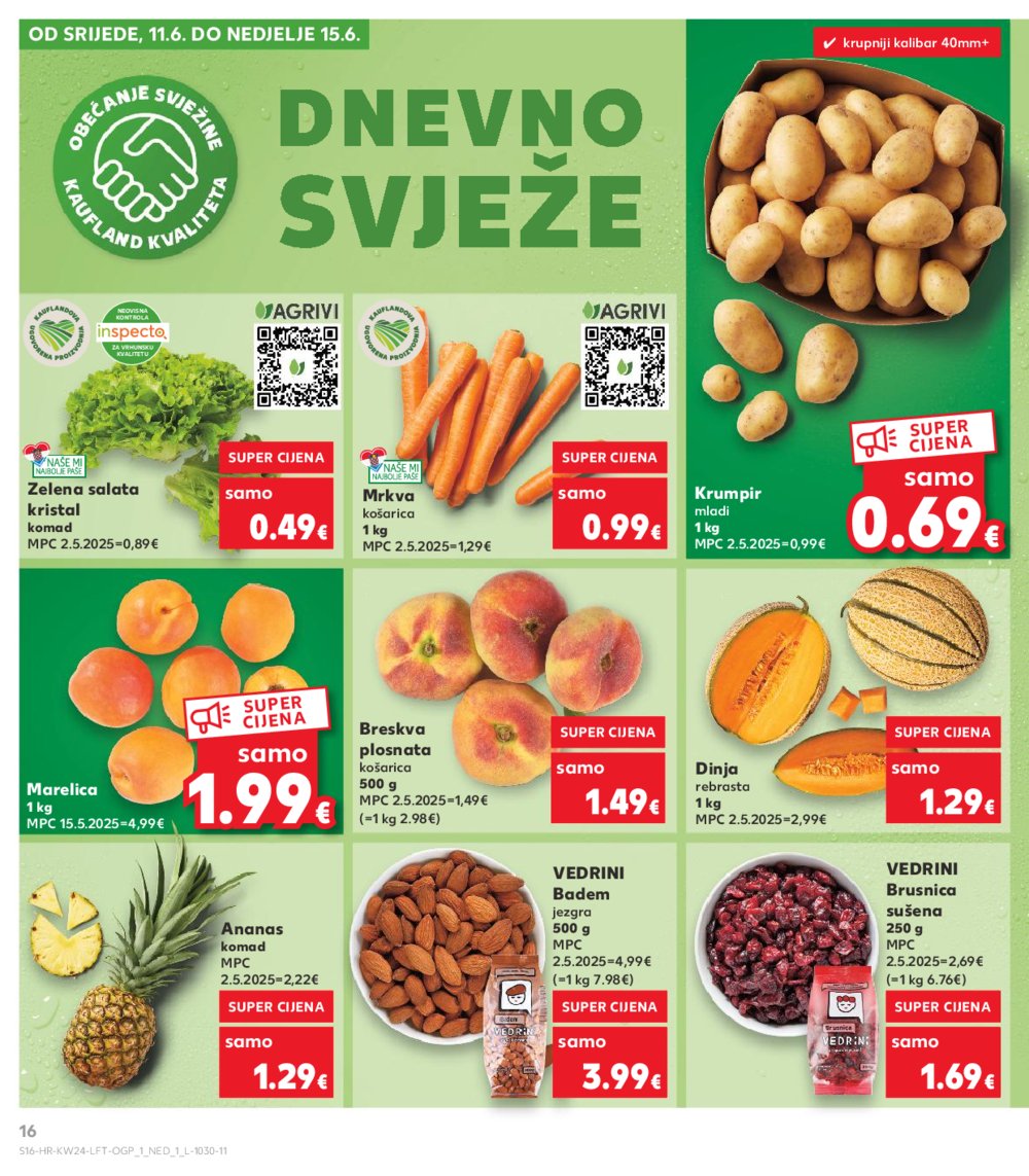 Kaufland katalog Akcija 11.06.-17.06.2025. Odabrane poslovnice