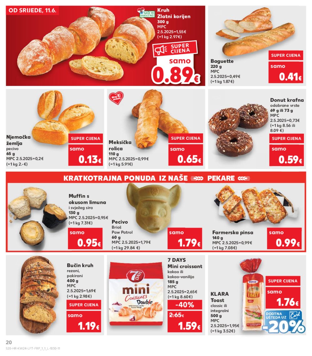 Kaufland katalog Akcija 11.06.-17.06.2025. Odabrane poslovnice