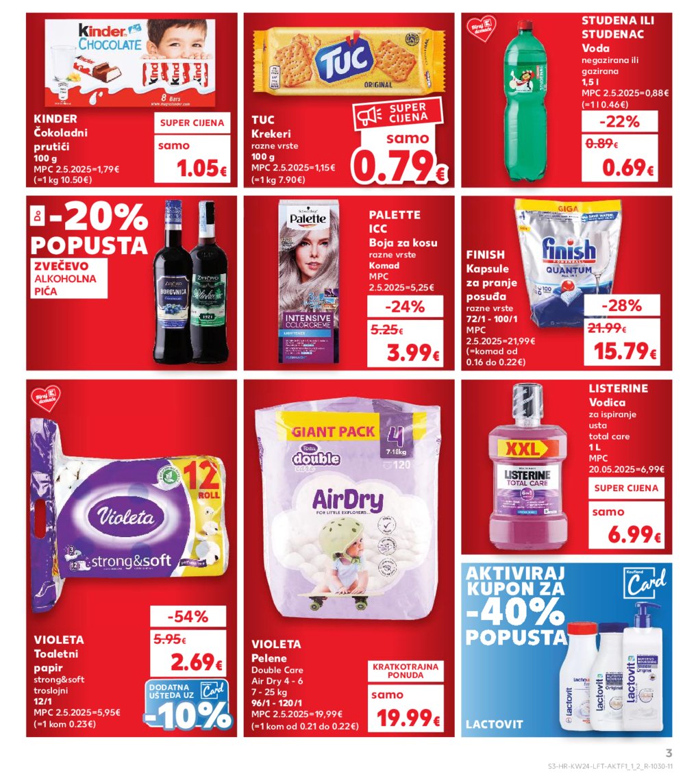Kaufland katalog Akcija 11.06.-17.06.2025. Odabrane poslovnice