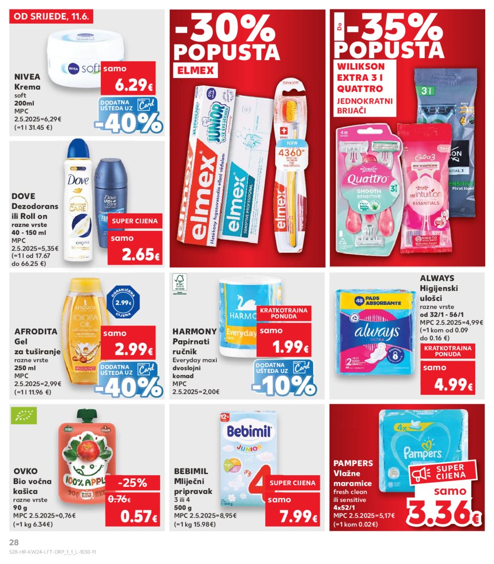 Kaufland katalog Akcija 11.06.-17.06.2025. Odabrane poslovnice