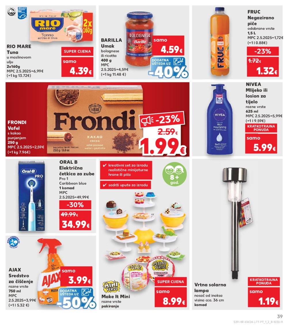 Kaufland katalog Akcija 11.06.-17.06.2025. Odabrane poslovnice