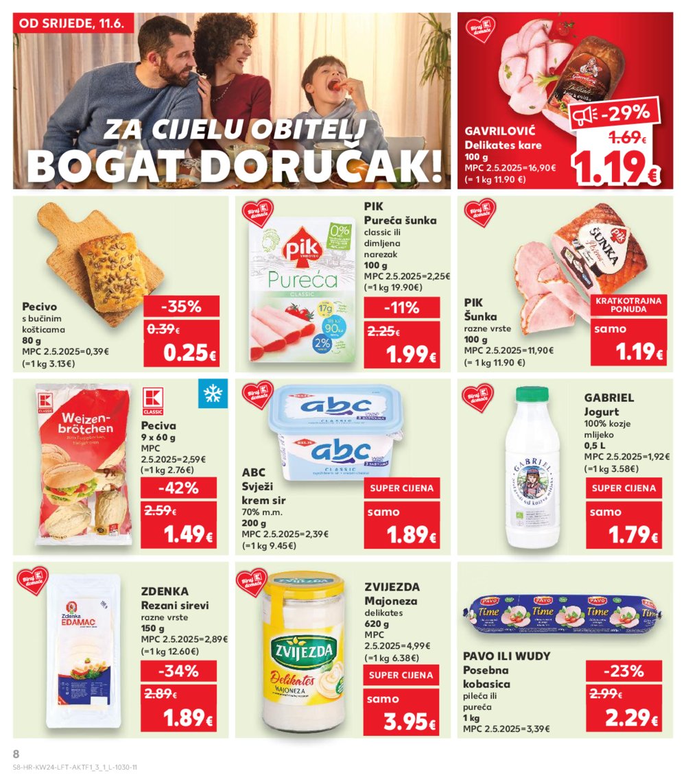 Kaufland katalog Akcija 11.06.-17.06.2025. Odabrane poslovnice