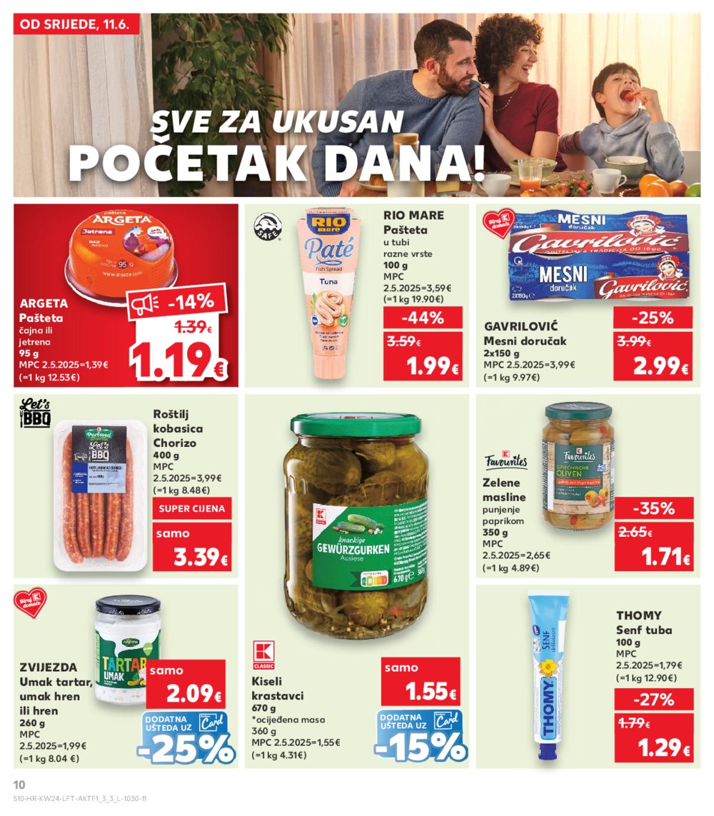 Kaufland katalog Akcija 11.06.-17.06.2025. Odabrane poslovnice