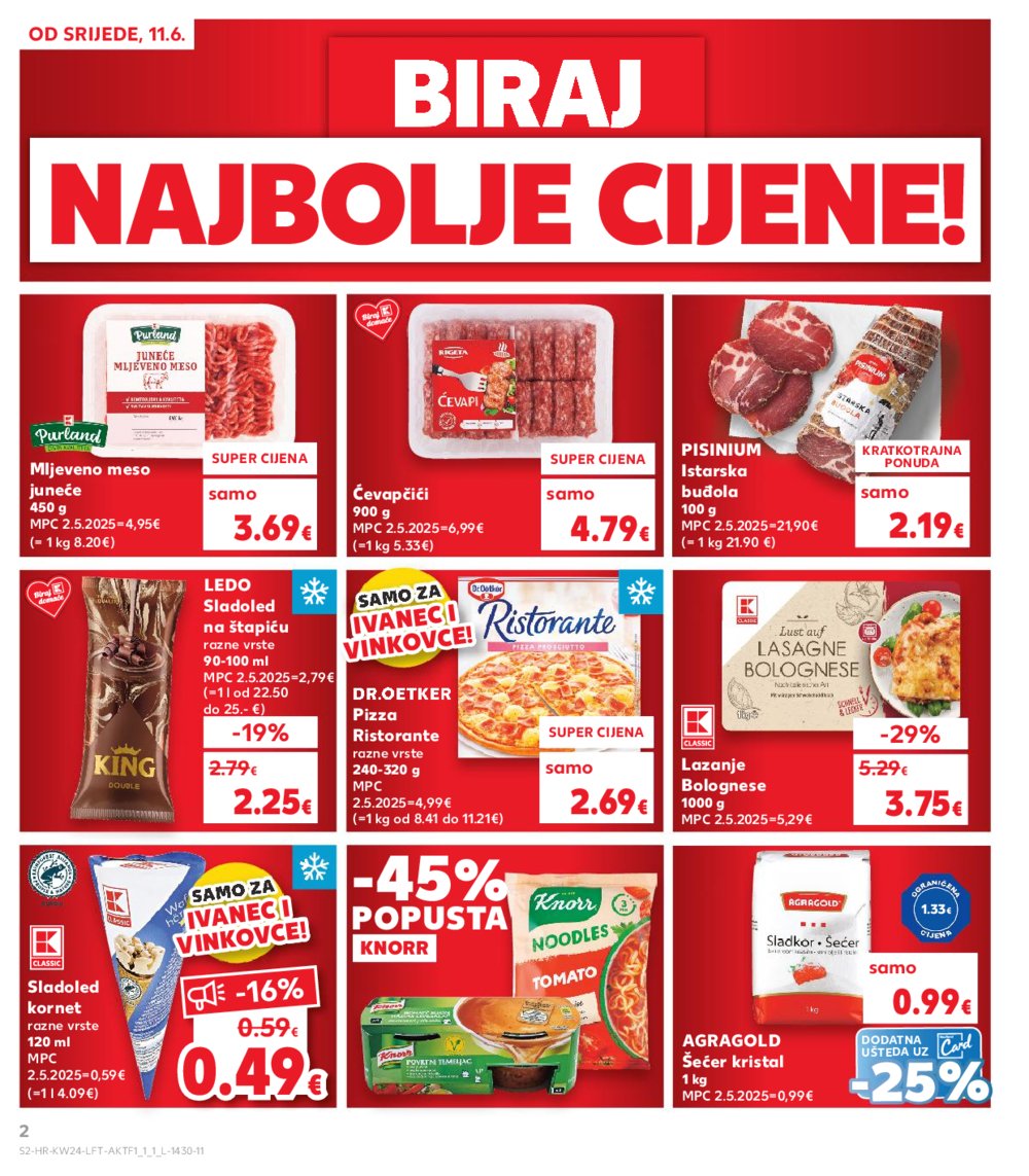 Kaufland katalog Akcija 11.06.-17.06.2025. Vinkovci
