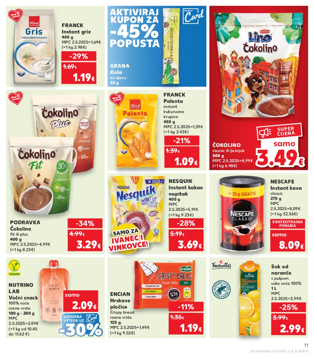 Kaufland katalog Akcija 11.06.-17.06.2025. Vinkovci