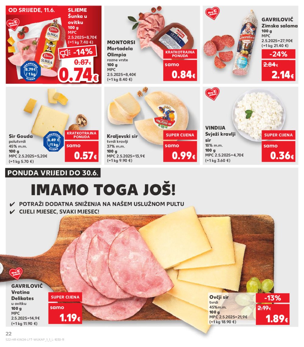 Kaufland katalog Akcija 11.06.-17.06.2025. Vinkovci