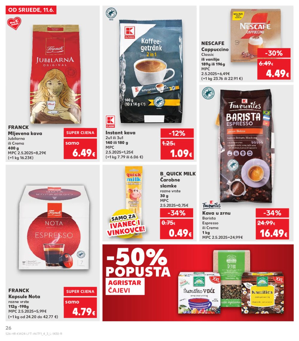 Kaufland katalog Akcija 11.06.-17.06.2025. Vinkovci