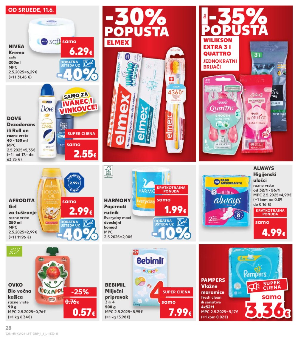 Kaufland katalog Akcija 11.06.-17.06.2025. Vinkovci