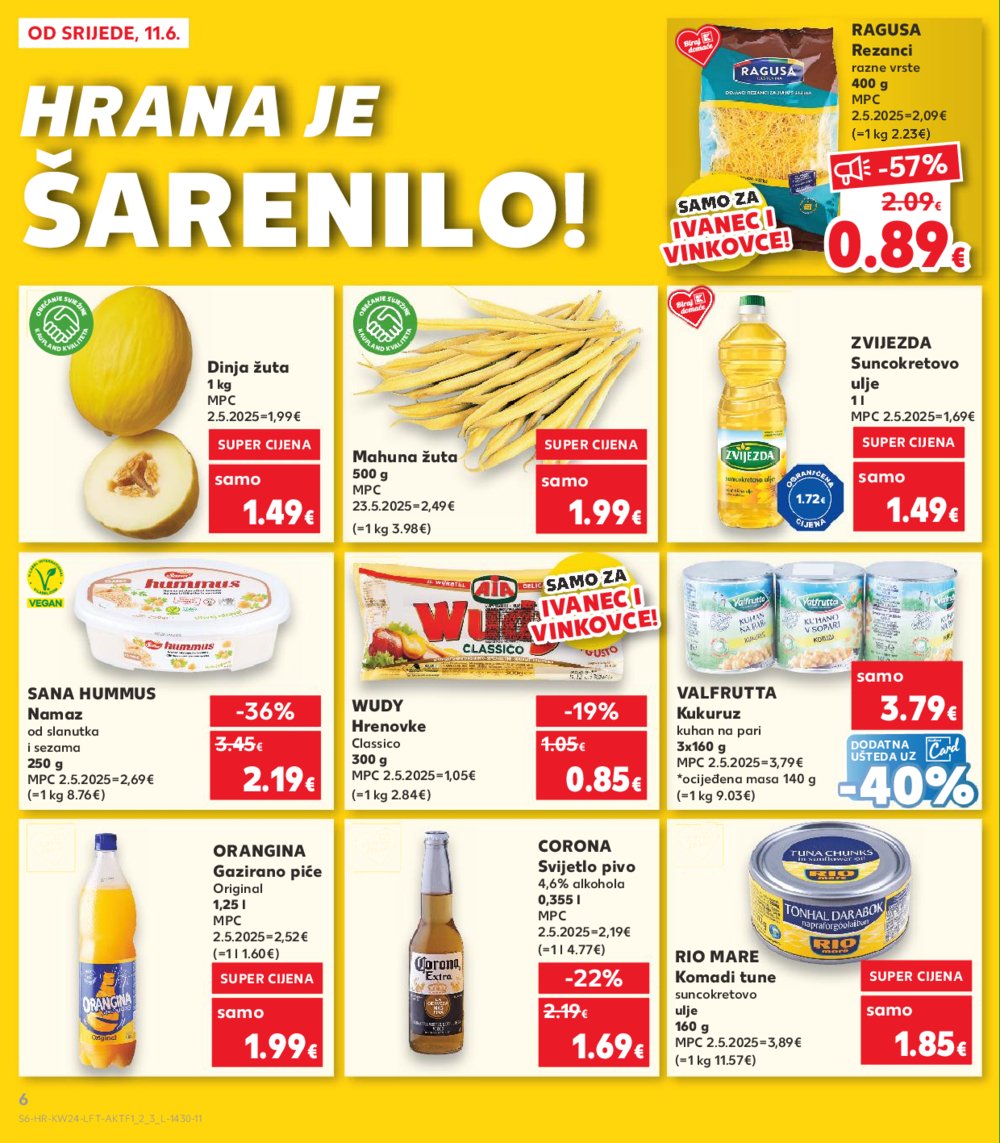 Kaufland katalog Akcija 11.06.-17.06.2025. Vinkovci