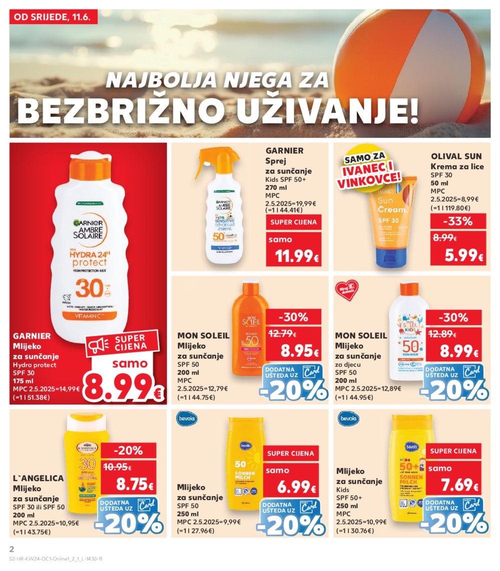 Kaufland katalog Kaufland marke 11.06.-17.06.2025. Ivanec