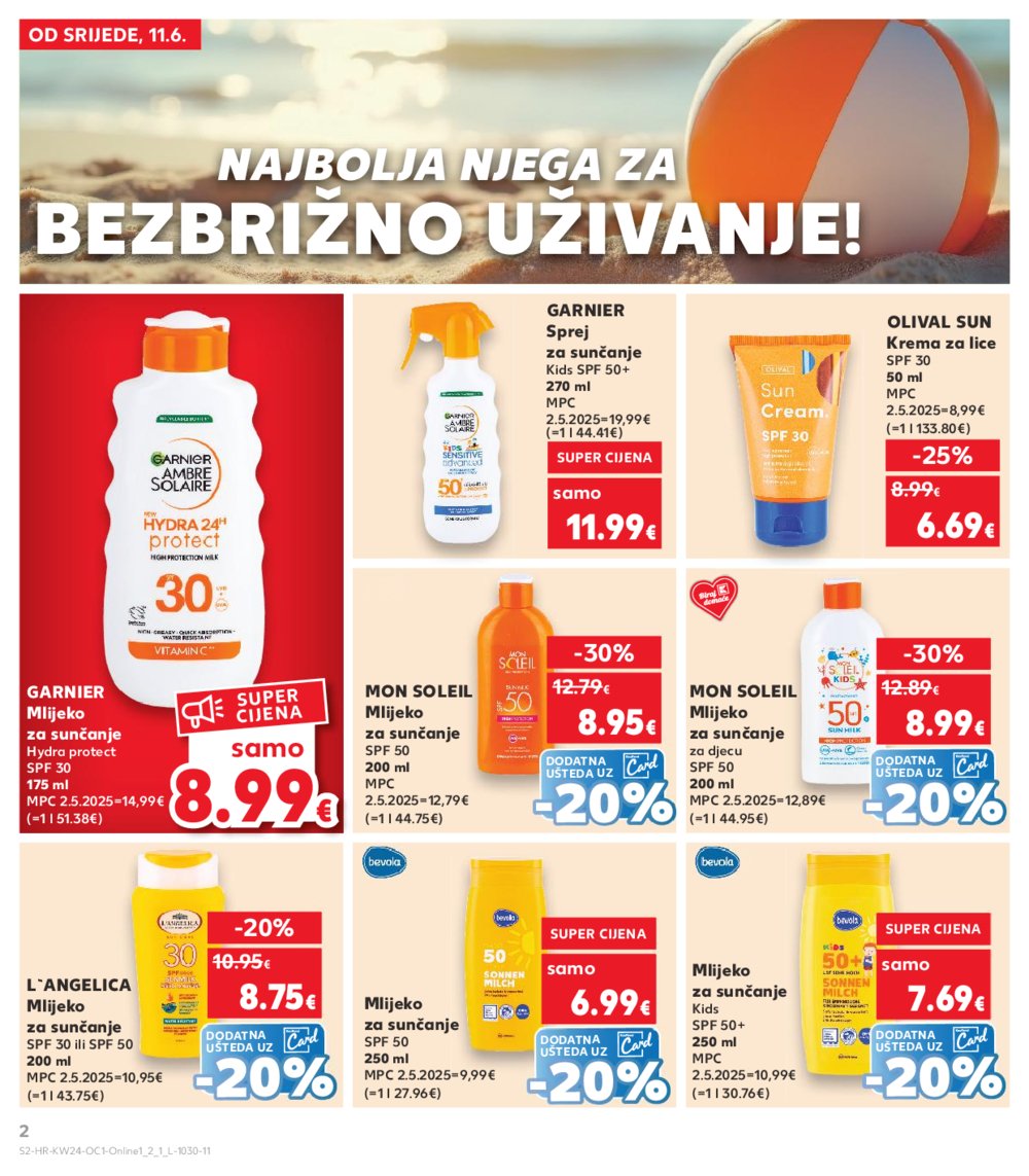 Kaufland katalog Kaufland marke 11.06.-17.06.2025. Odabrane poslovnice