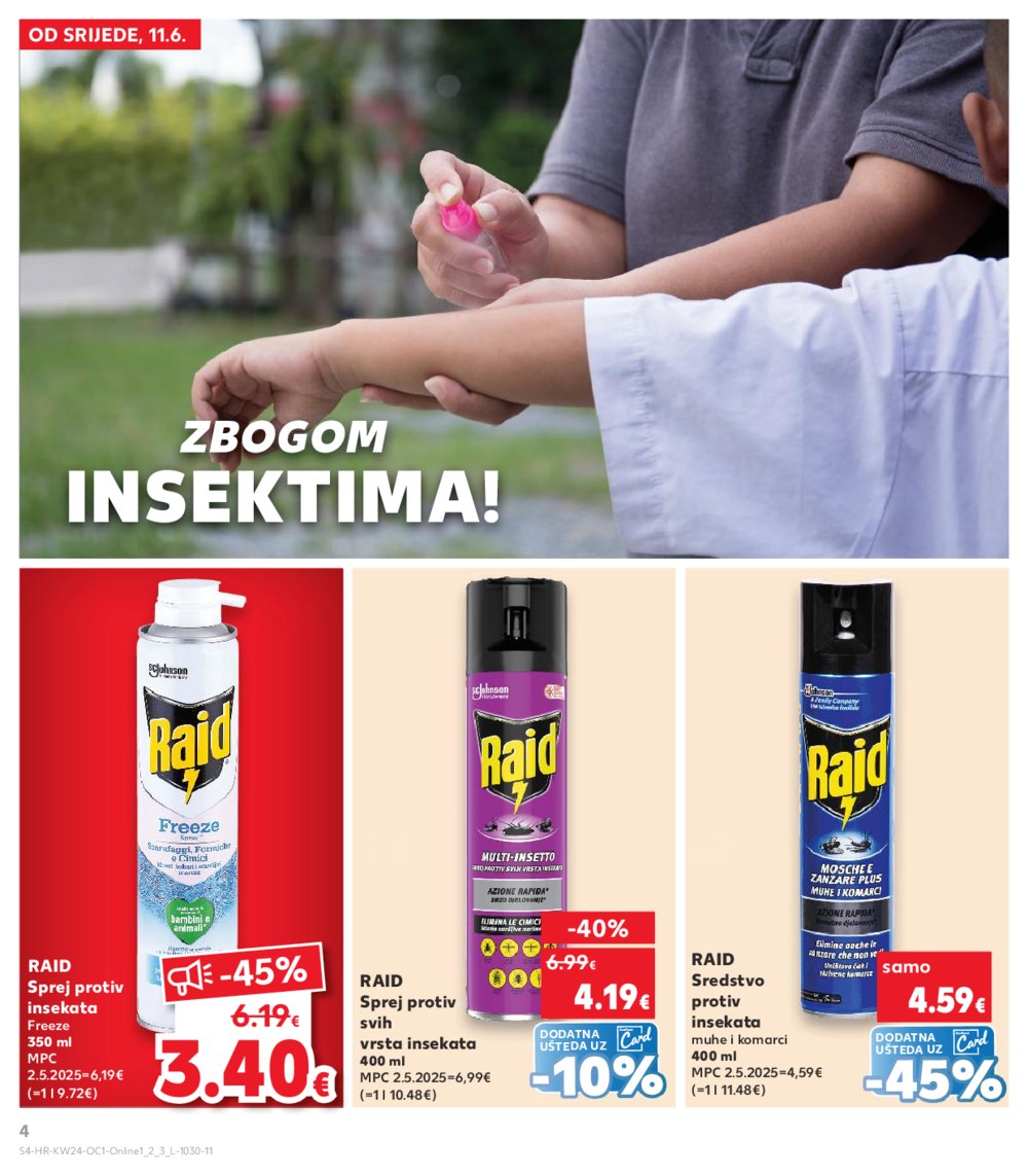 Kaufland katalog Kaufland marke 11.06.-17.06.2025. Odabrane poslovnice