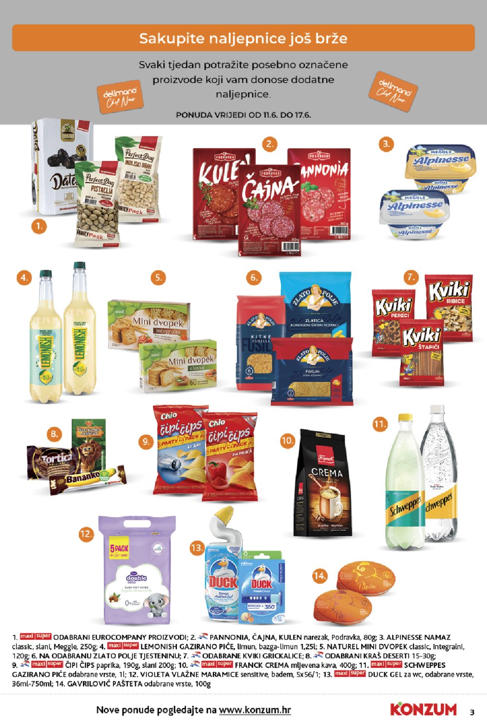 Konzum katalog akcija 11.06.-17.06.2025.