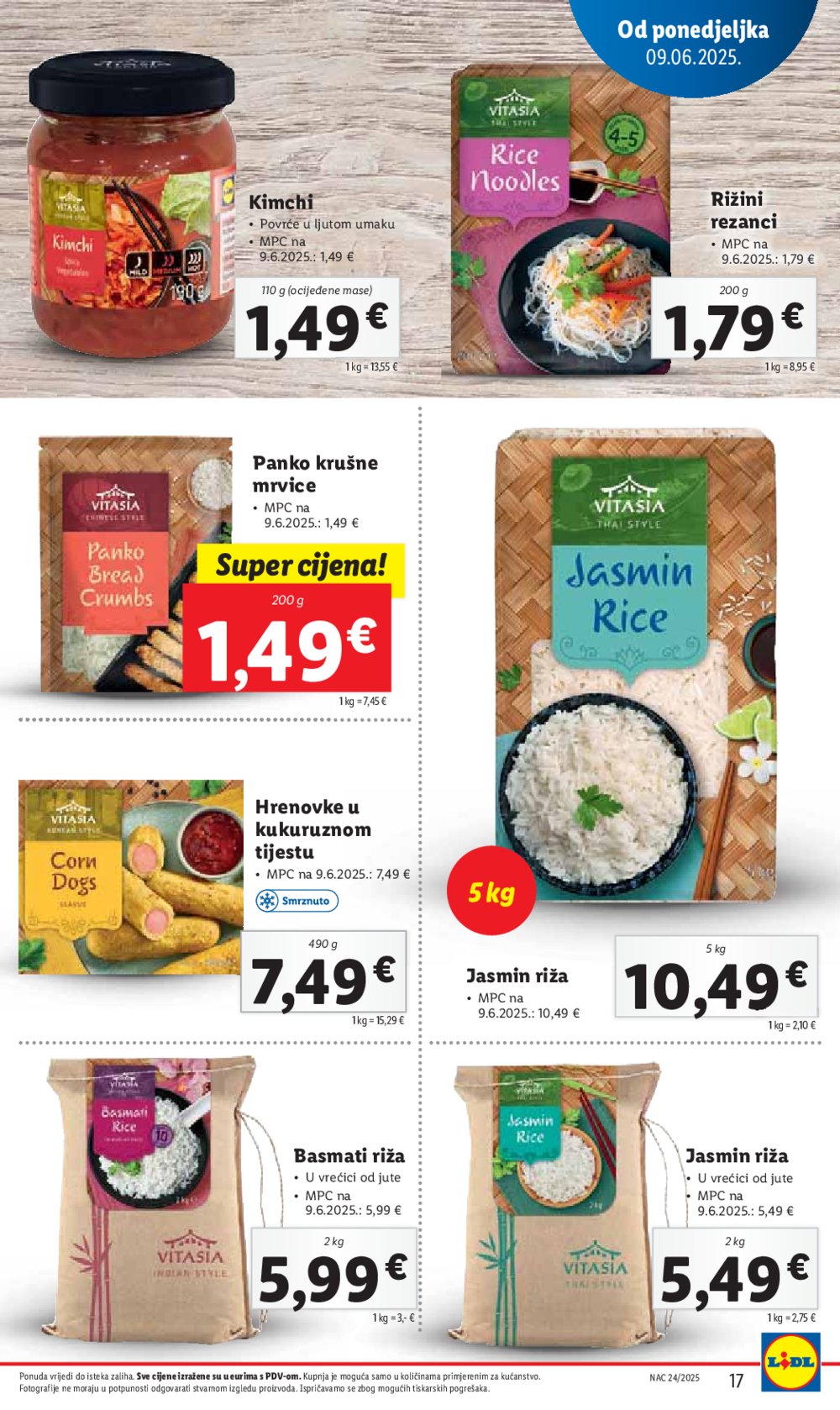 Lidl super ponuda od ponedjeljka 09.06. - 15.06.2025.2025.