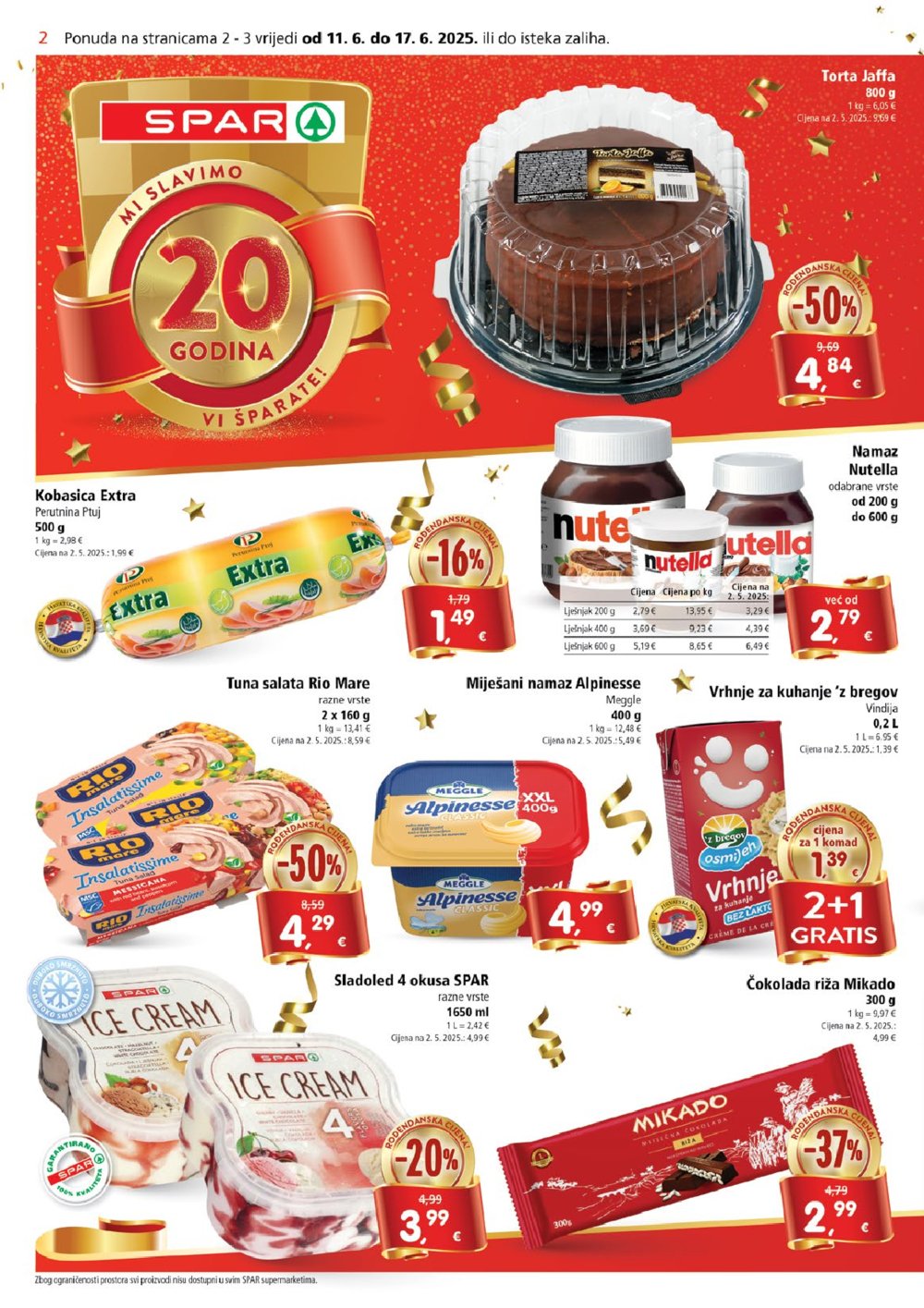 SPAR katalog Akcija 11.06.-17.06.2025.