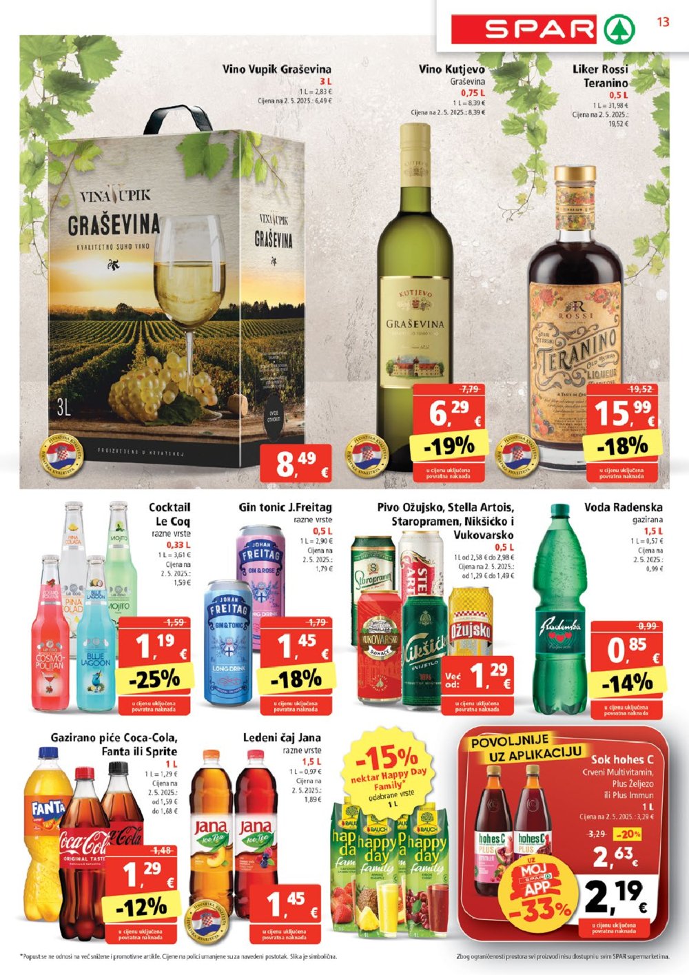 SPAR katalog Akcija 11.06.-17.06.2025.