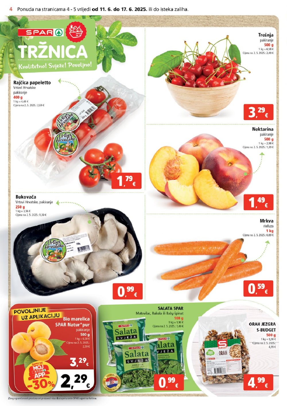 SPAR katalog Akcija 11.06.-17.06.2025.