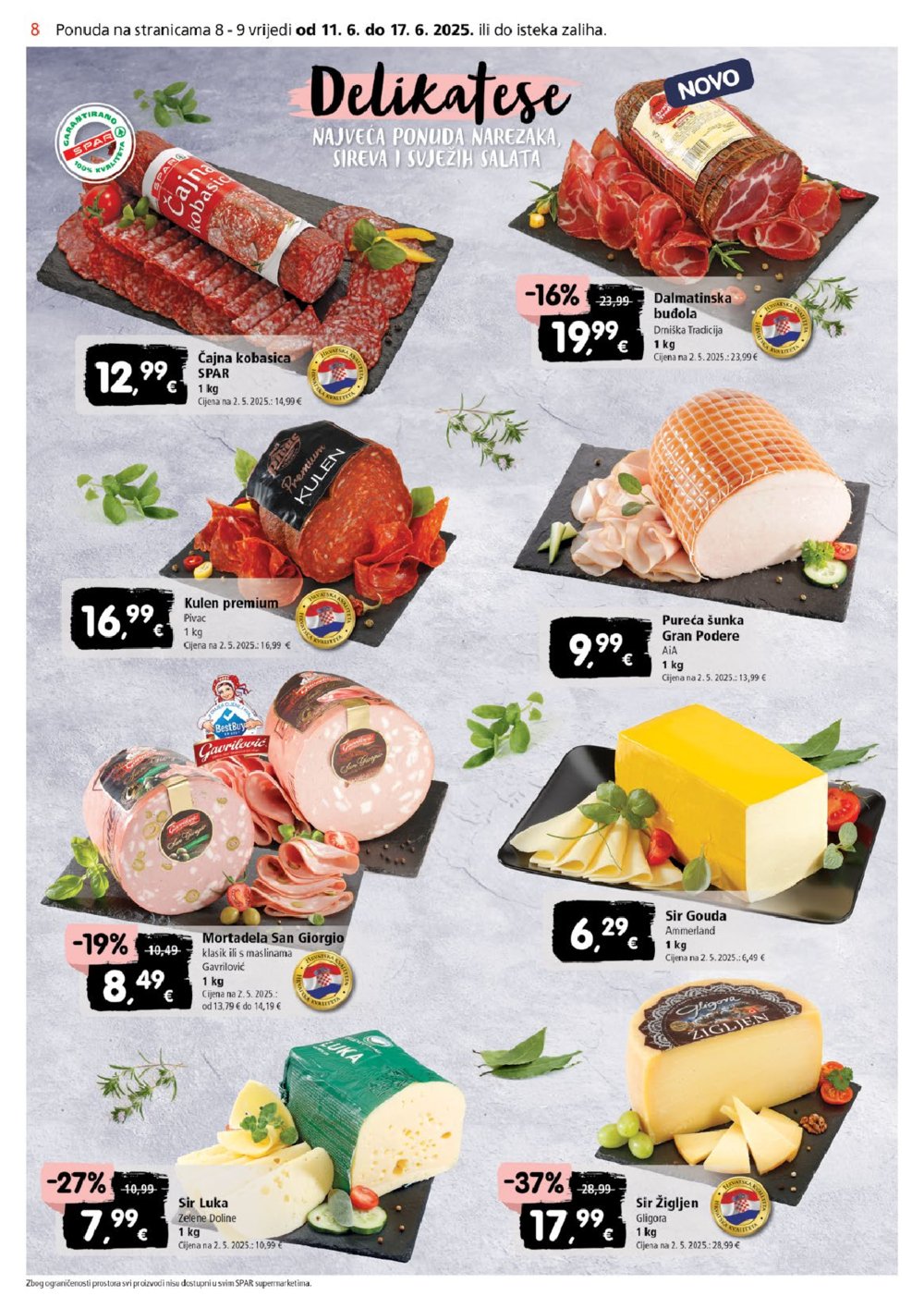 SPAR katalog Akcija 11.06.-17.06.2025.