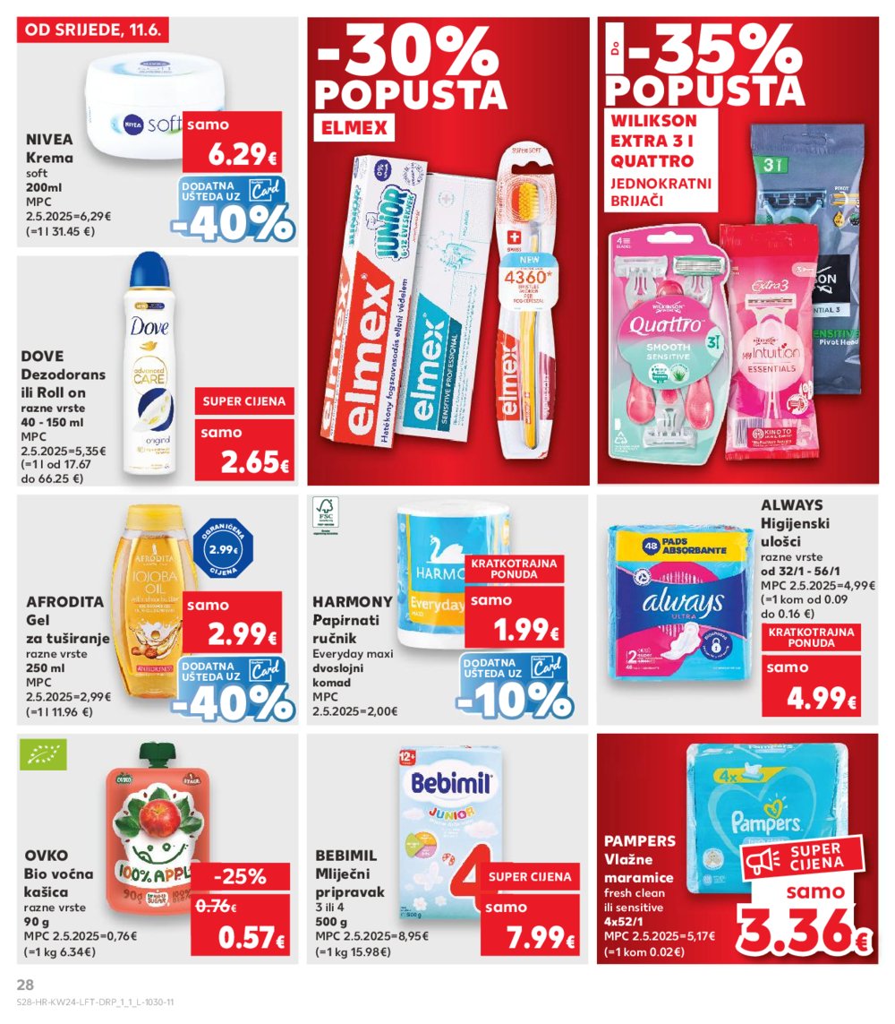 Kaufland katalog Akcija 11.06.-17.06.2025. Odabrane poslovnice