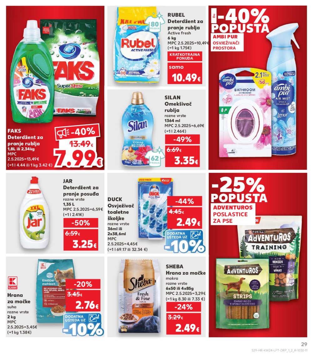 Kaufland katalog Akcija 11.06.-17.06.2025. Odabrane poslovnice