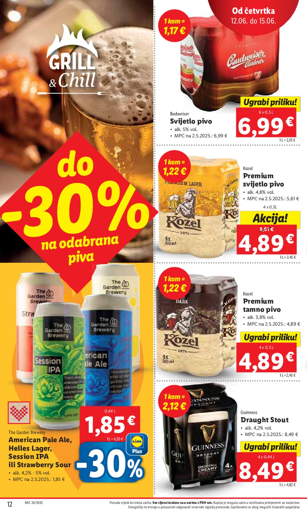 Lidl katalog super ponuda od četvrtka 12.06.-15.06.2025.