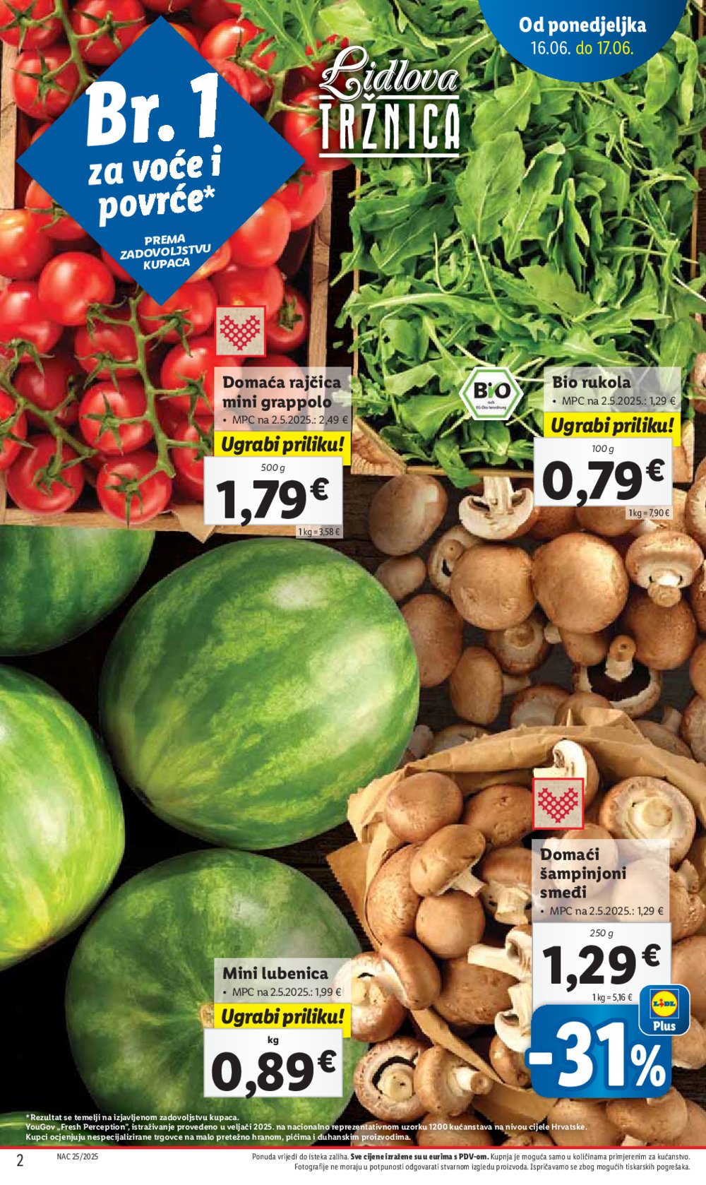 Lidl katalog Super ponuda od ponedjeljka 16.06.-22.06.2025.