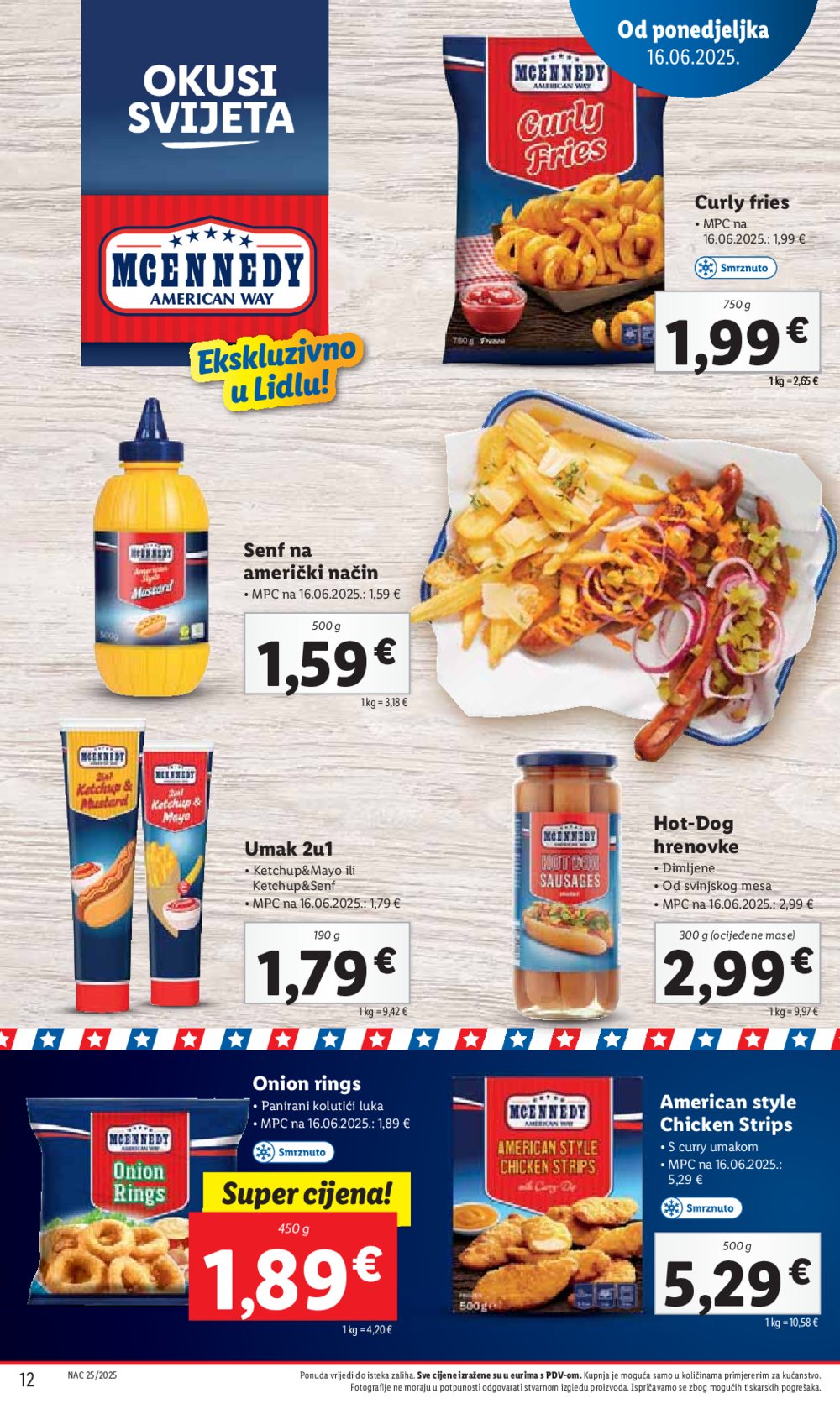 Lidl katalog Super ponuda od ponedjeljka 16.06.-22.06.2025.