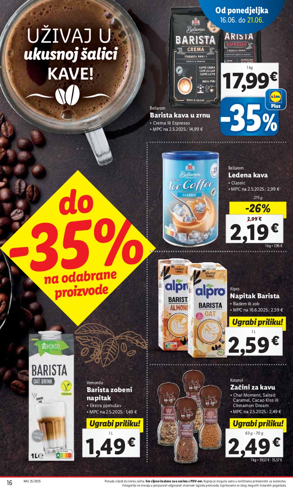 Lidl katalog Super ponuda od ponedjeljka 16.06.-22.06.2025.