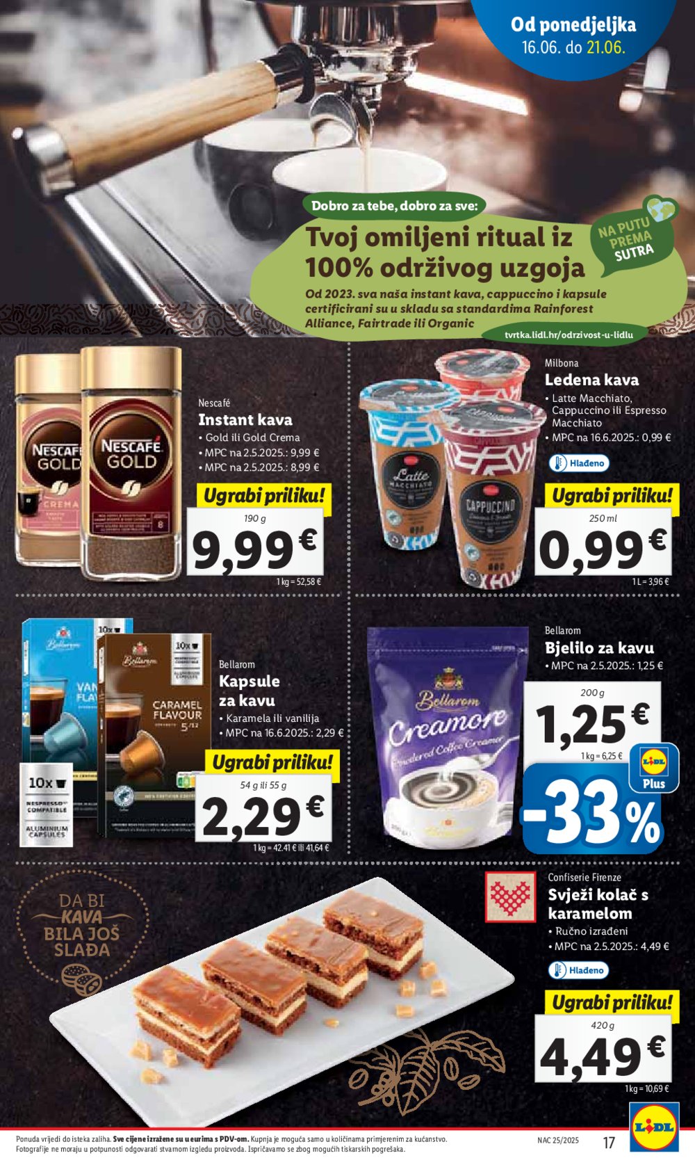 Lidl katalog Super ponuda od ponedjeljka 16.06.-22.06.2025.