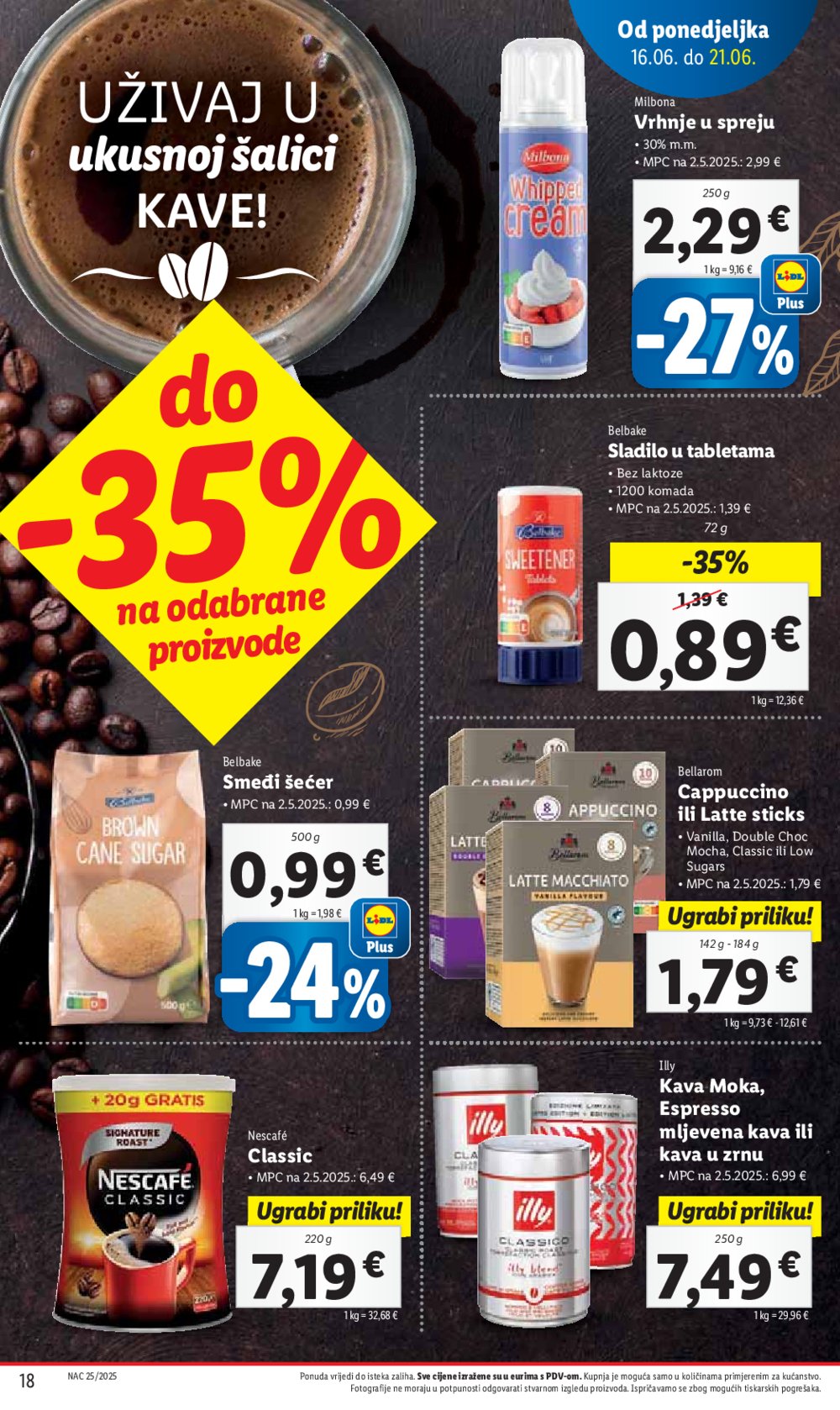 Lidl katalog Super ponuda od ponedjeljka 16.06.-22.06.2025.