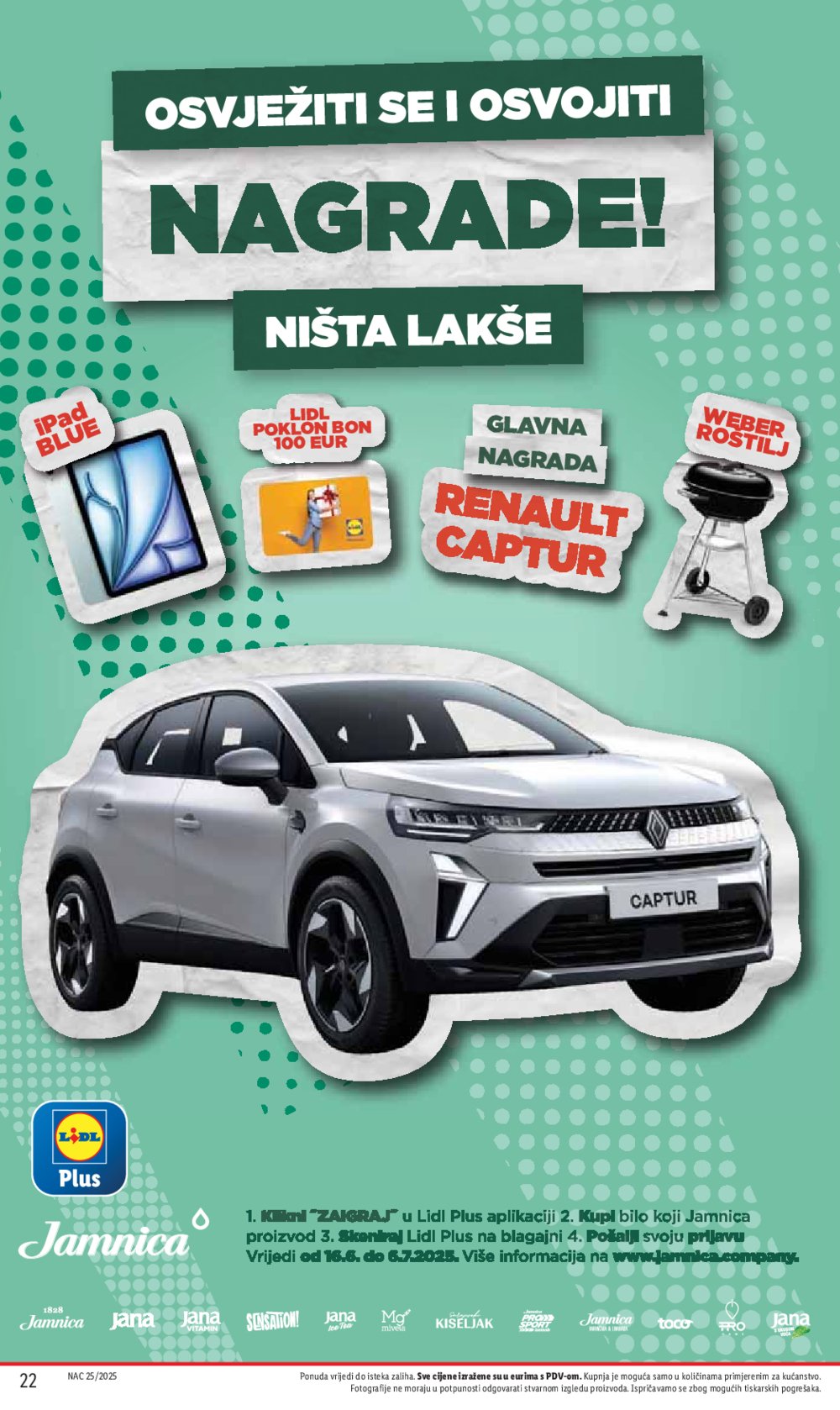 Lidl katalog Super ponuda od ponedjeljka 16.06.-22.06.2025.