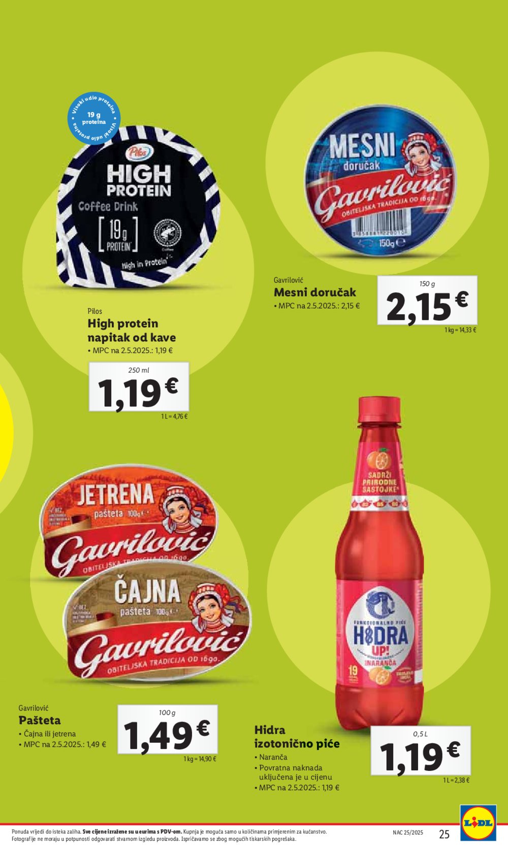 Lidl katalog Super ponuda od ponedjeljka 16.06.-22.06.2025.