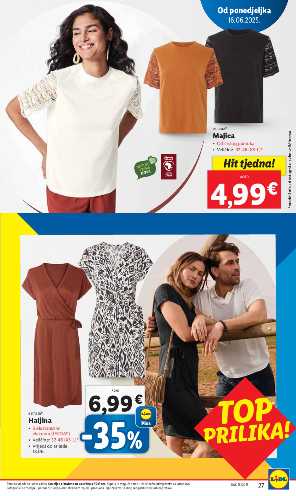 Lidl katalog Super ponuda od ponedjeljka 16.06.-22.06.2025.