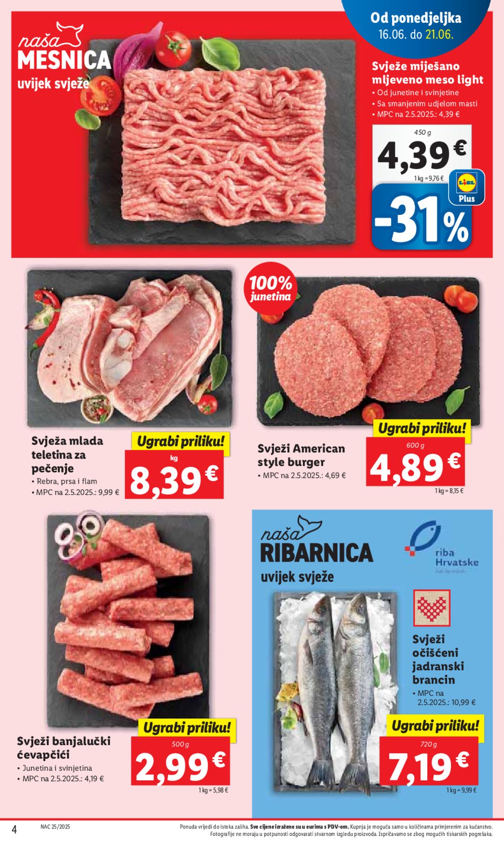 Lidl katalog Super ponuda od ponedjeljka 16.06.-22.06.2025.