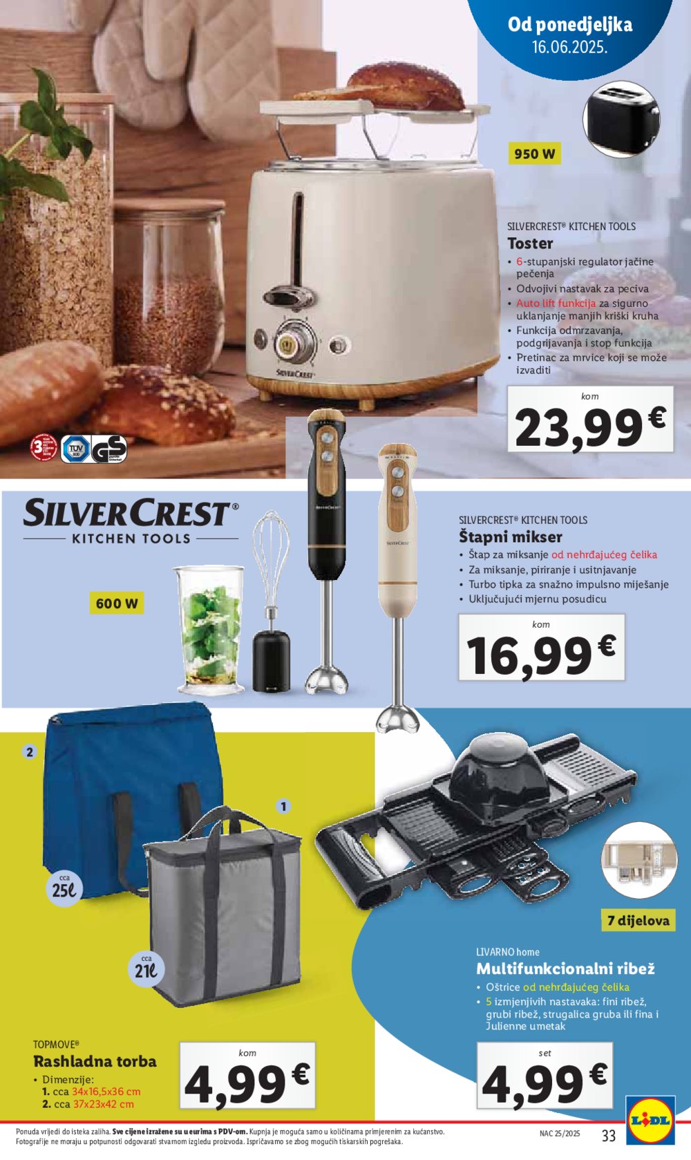 Lidl katalog Super ponuda od ponedjeljka 16.06.-22.06.2025.