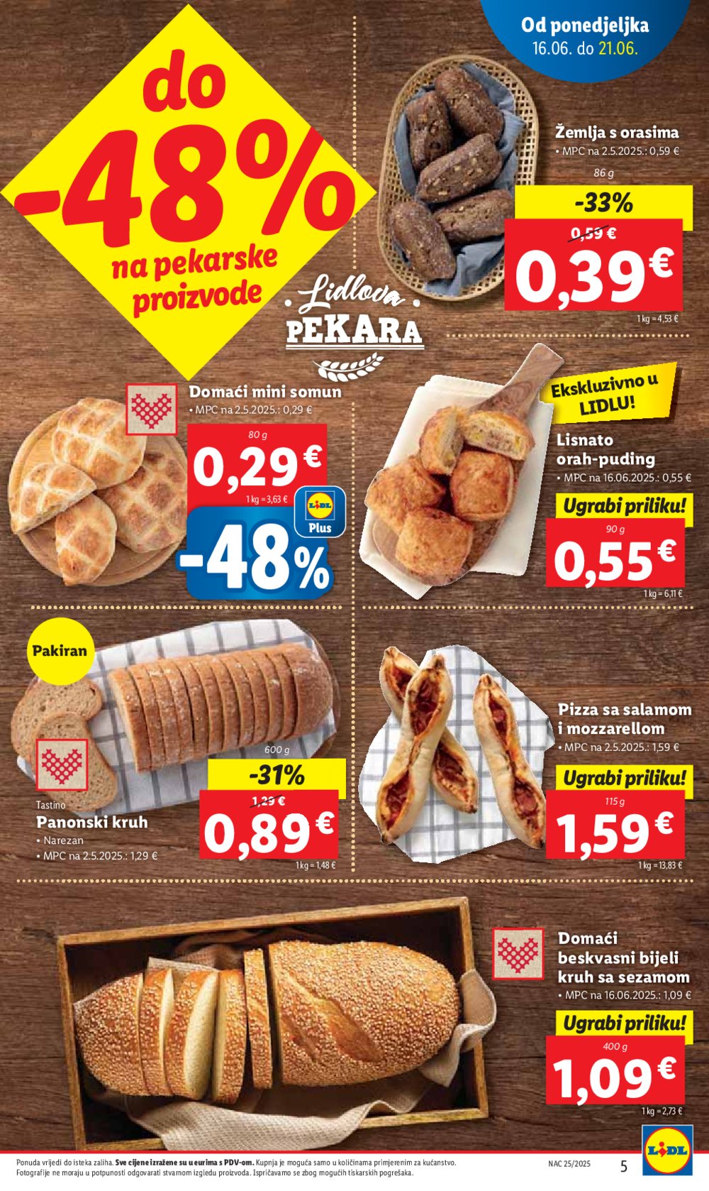 Lidl katalog Super ponuda od ponedjeljka 16.06.-22.06.2025.