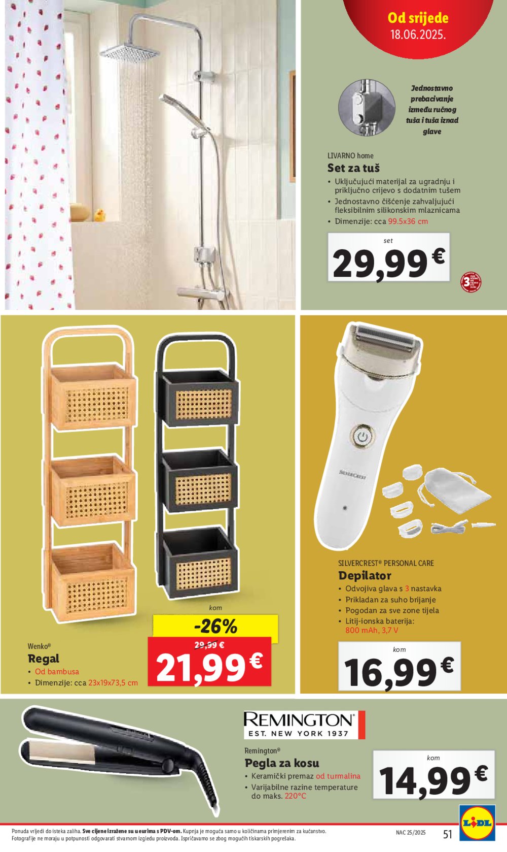 Lidl katalog Super ponuda od ponedjeljka 16.06.-22.06.2025.