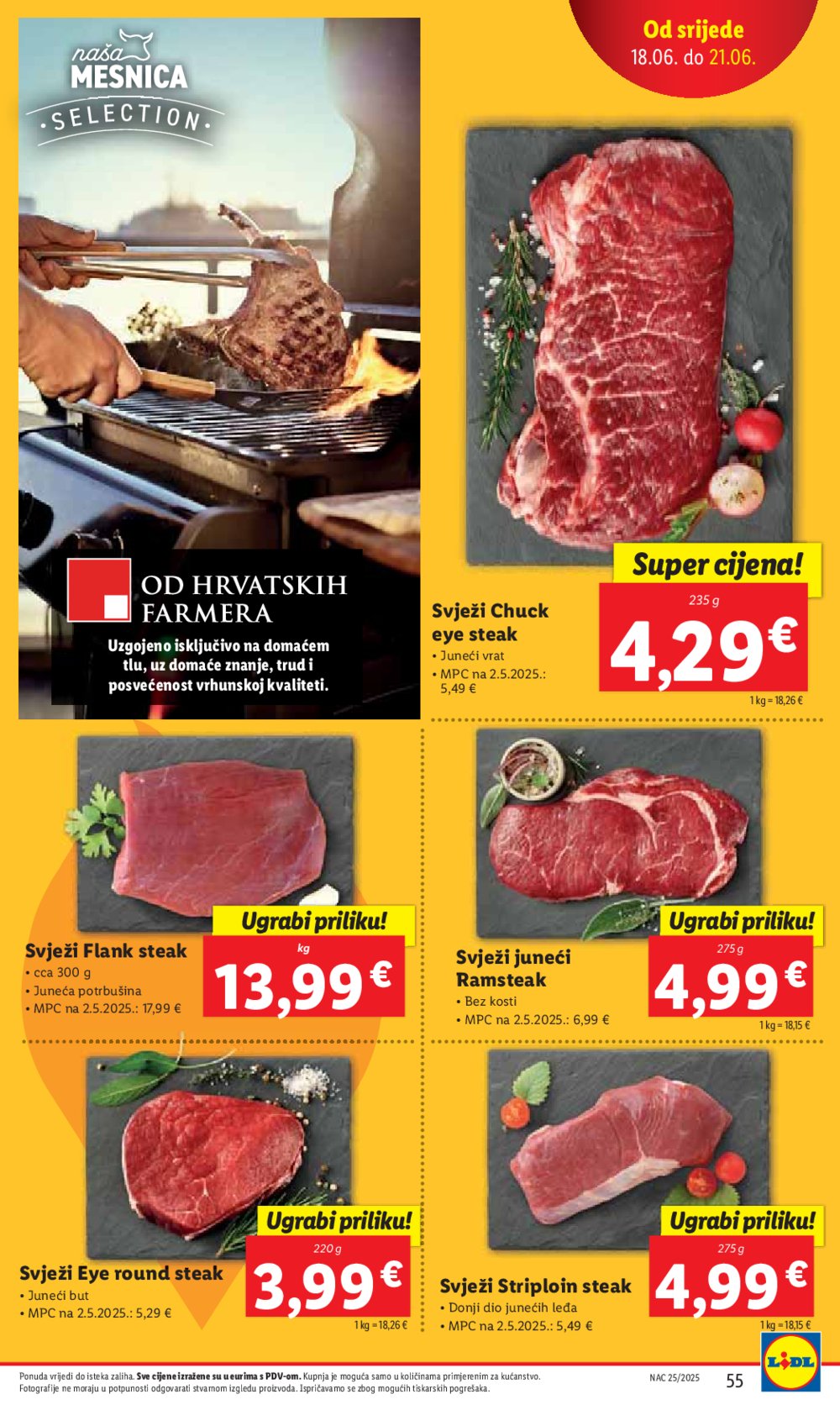 Lidl katalog Super ponuda od ponedjeljka 16.06.-22.06.2025.