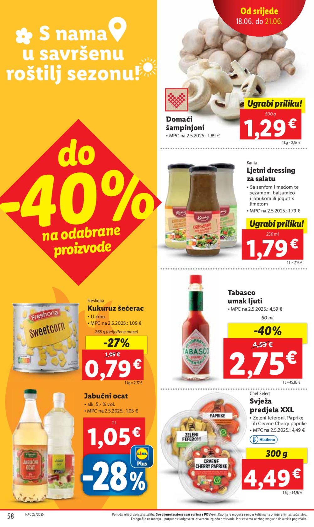 Lidl katalog Super ponuda od ponedjeljka 16.06.-22.06.2025.
