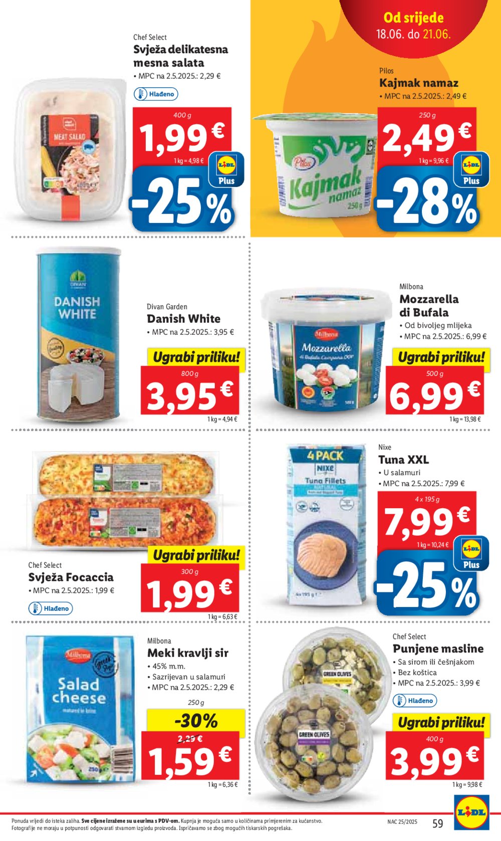 Lidl katalog Super ponuda od ponedjeljka 16.06.-22.06.2025.