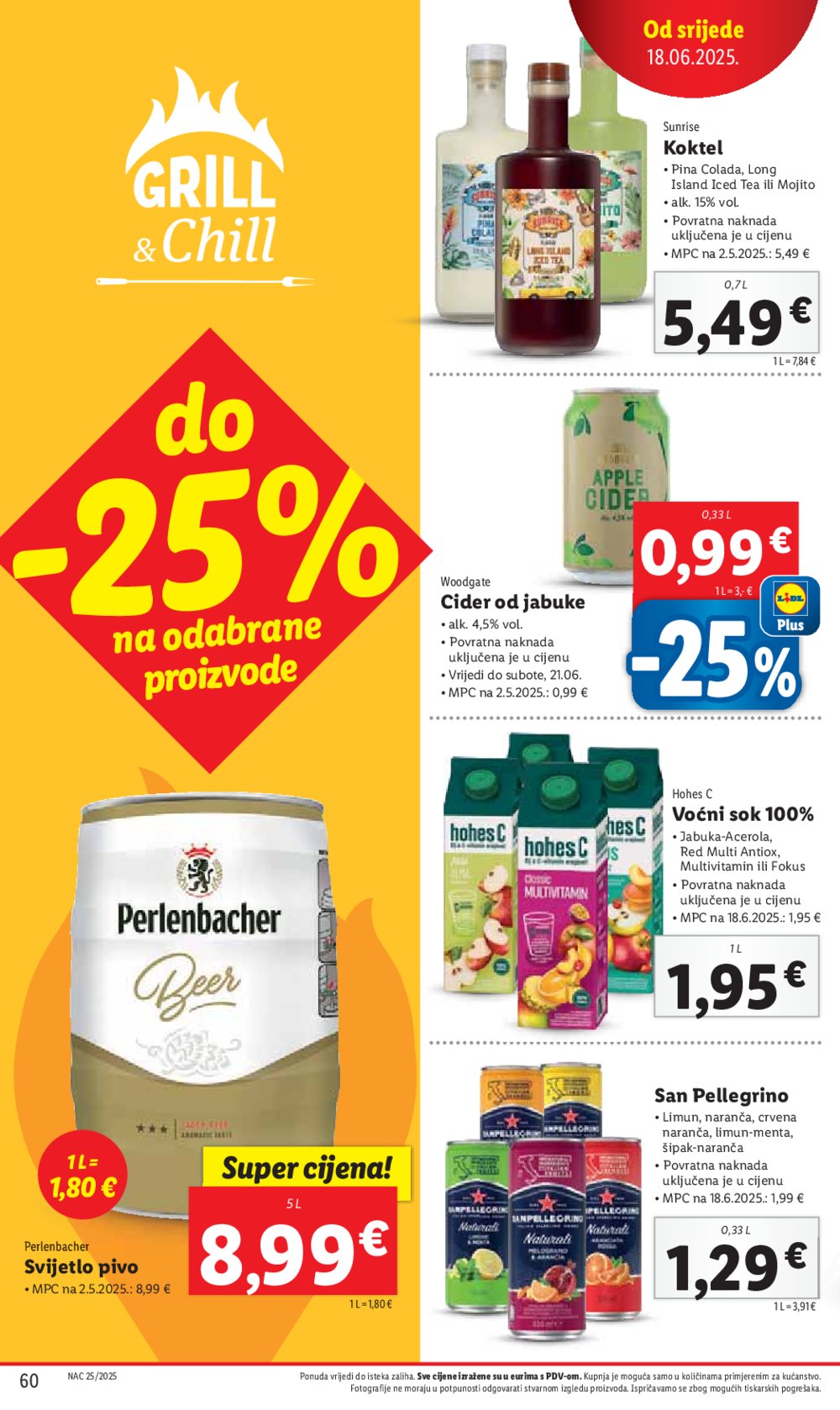 Lidl katalog Super ponuda od ponedjeljka 16.06.-22.06.2025.