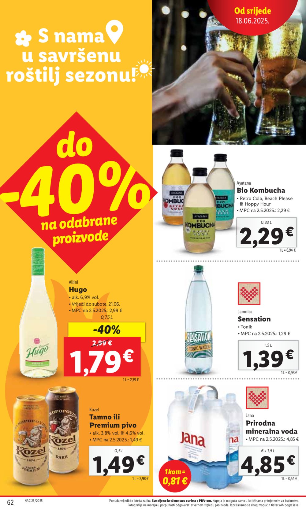 Lidl katalog Super ponuda od ponedjeljka 16.06.-22.06.2025.