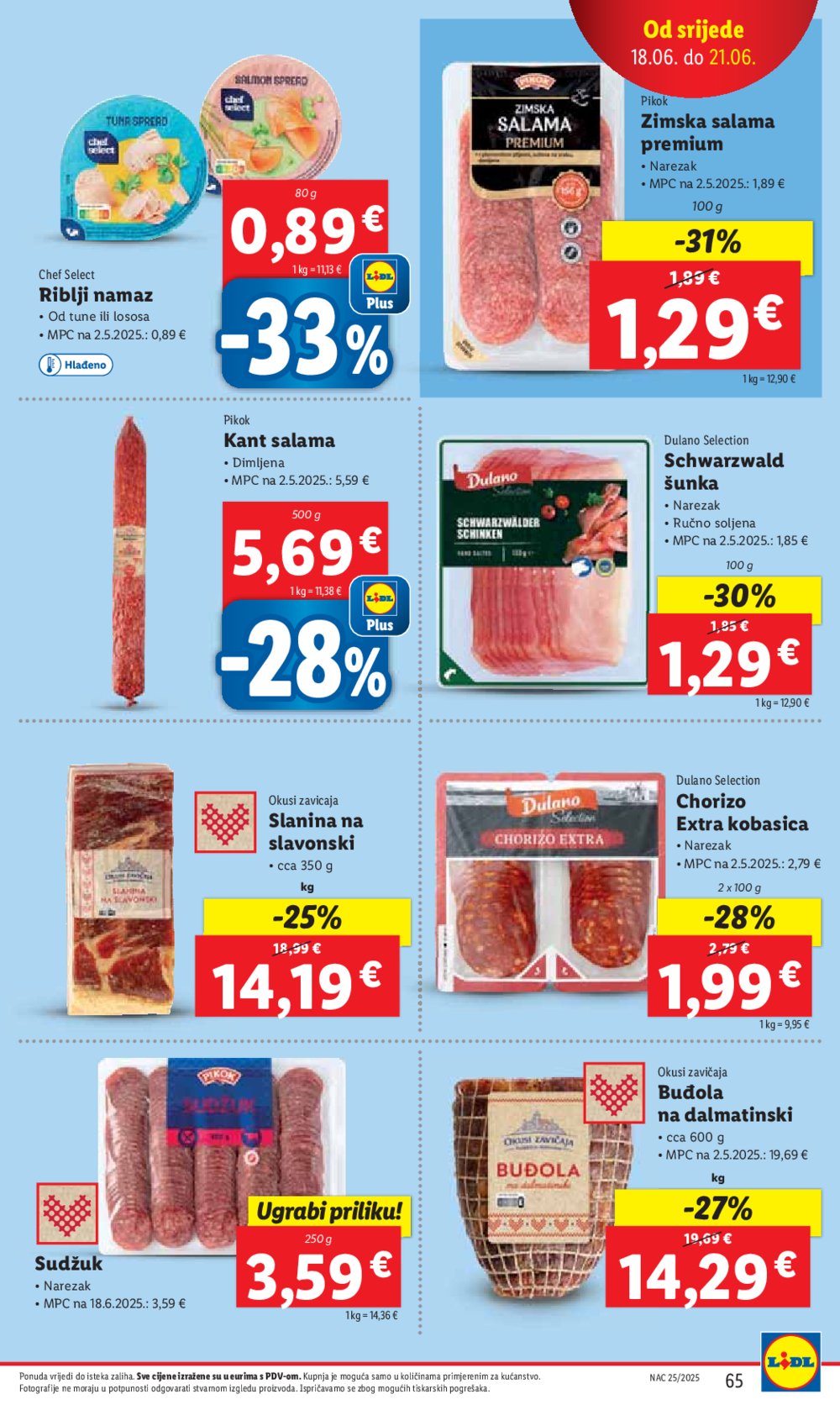 Lidl katalog Super ponuda od ponedjeljka 16.06.-22.06.2025.