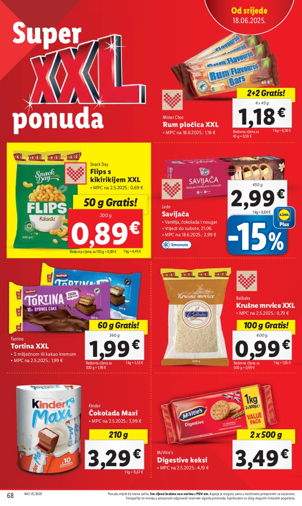 Lidl katalog Super ponuda od ponedjeljka 16.06.-22.06.2025.