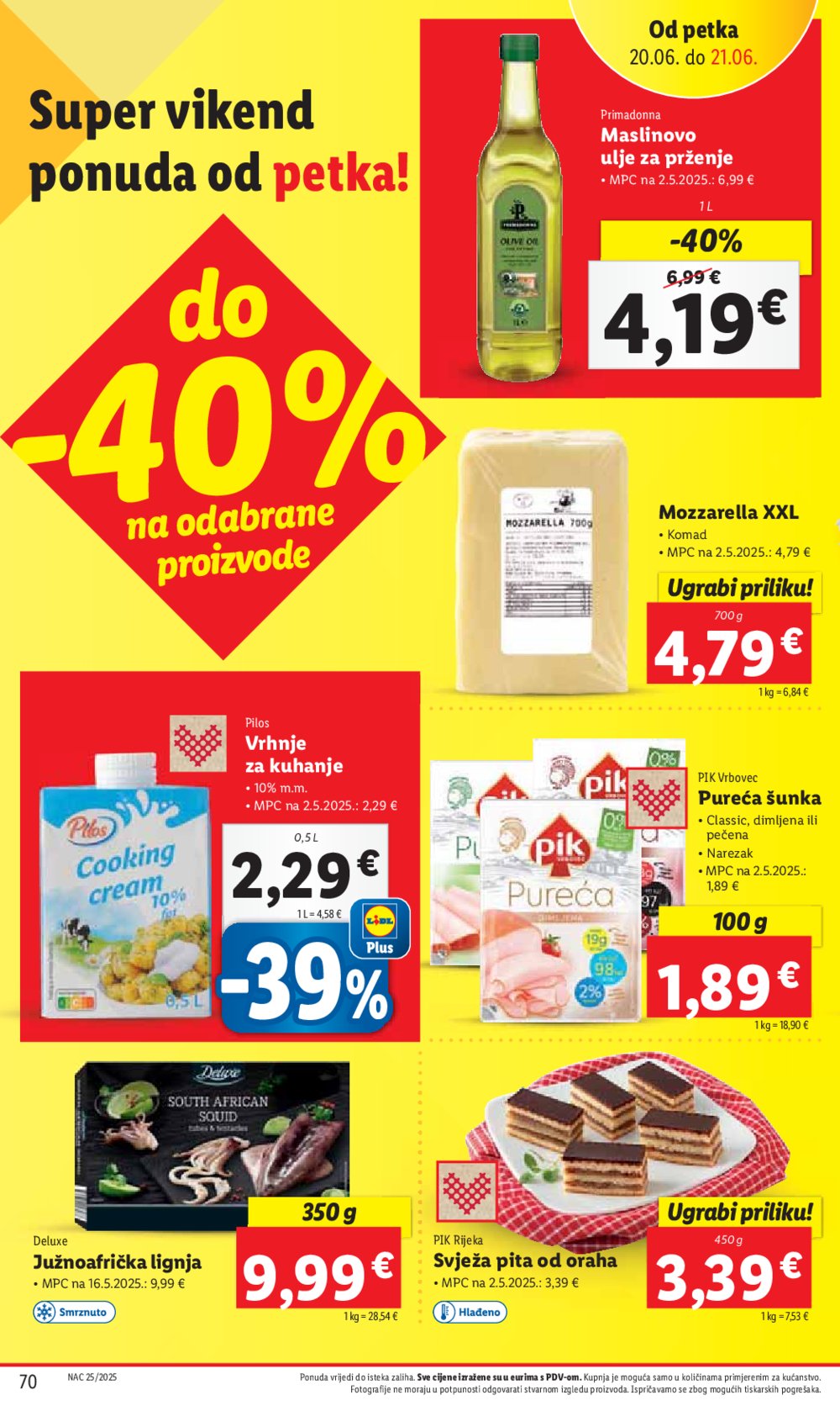 Lidl katalog Super ponuda od ponedjeljka 16.06.-22.06.2025.