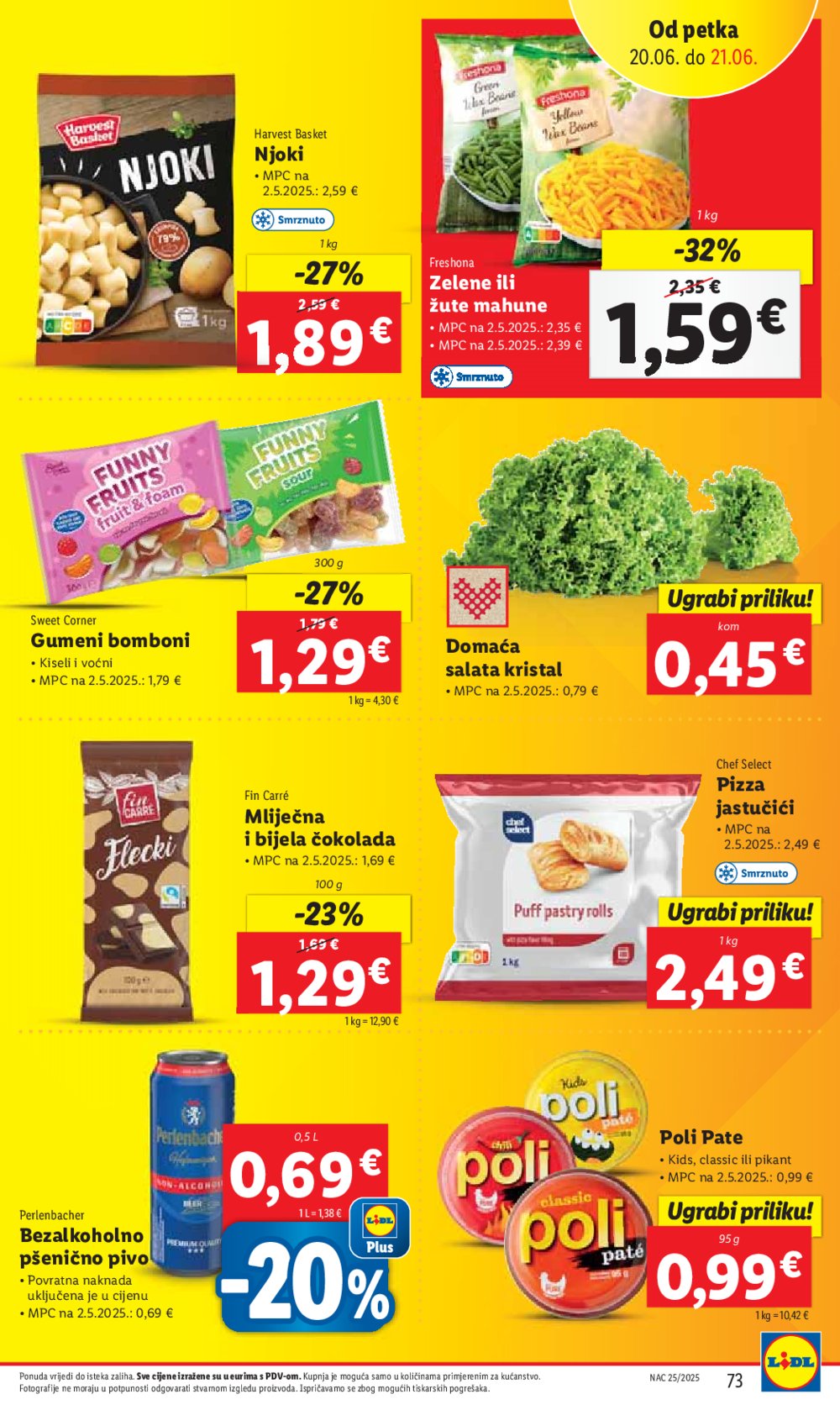Lidl katalog Super ponuda od ponedjeljka 16.06.-22.06.2025.