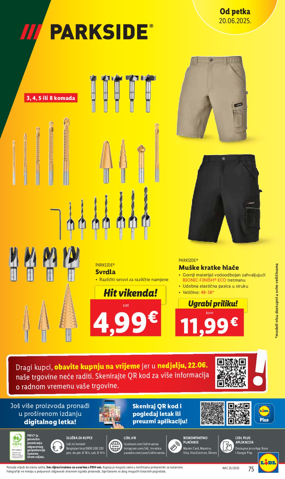 Lidl katalog Super ponuda od ponedjeljka 16.06.-22.06.2025.