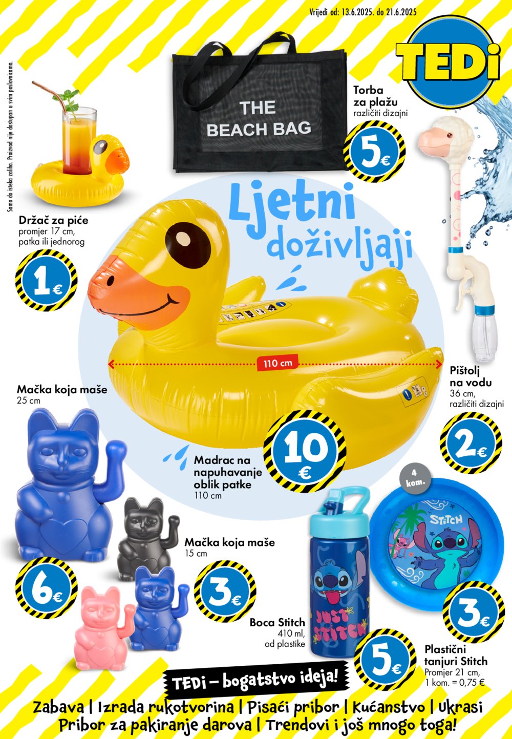 TEDi katalog Ljetni doživljaji 12.06.-21.06.2025.