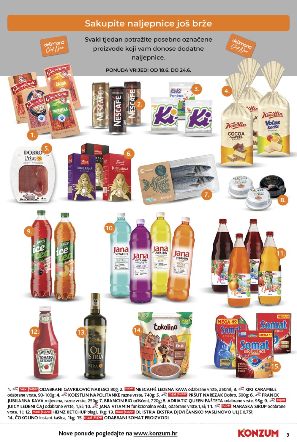 Konzum katalog Akcija 18.06.-24.06.2025.