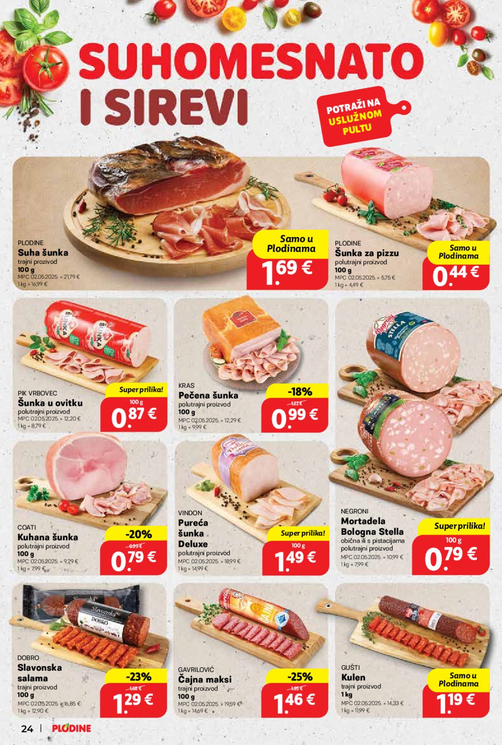 Plodine katalog Akcija 18.06.-24.06.2025.